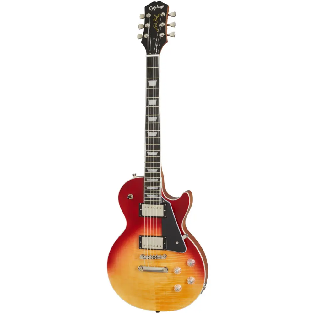 Epiphone Les Paul Modern Figured Electro Guitar (Magma Orange Fade) - 1
