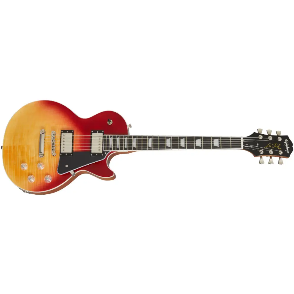 Epiphone Les Paul Modern Figured Electro Guitar (Magma Orange Fade) - 7