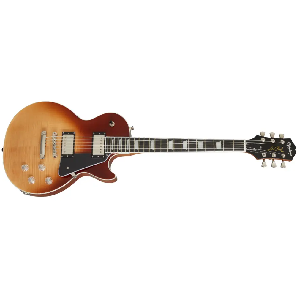 Epiphone Les Paul Modern Figured Elektro Gitar (Caffe Latte Fade) - 7