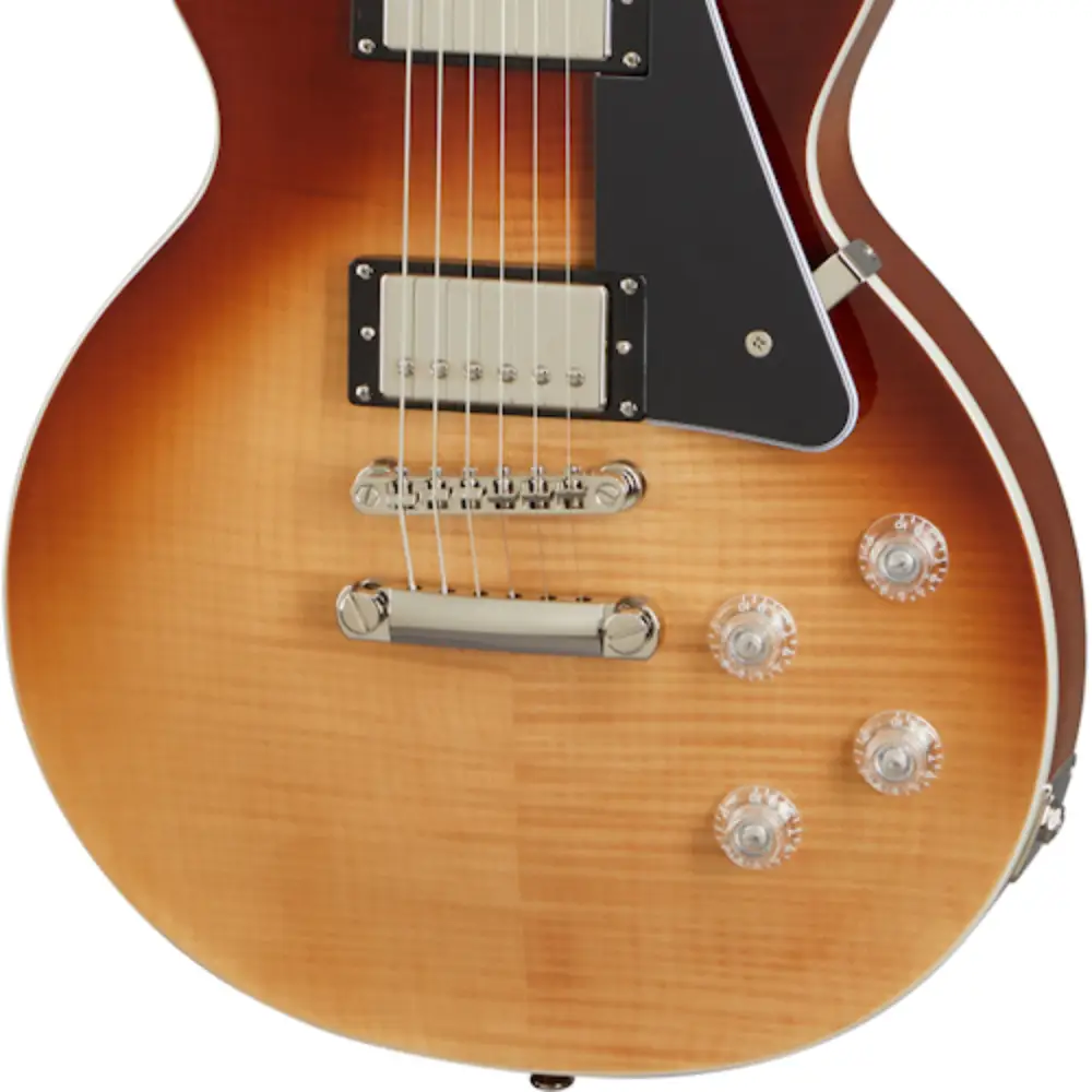 Epiphone Les Paul Modern Figured Elektro Gitar (Caffe Latte Fade) - 4