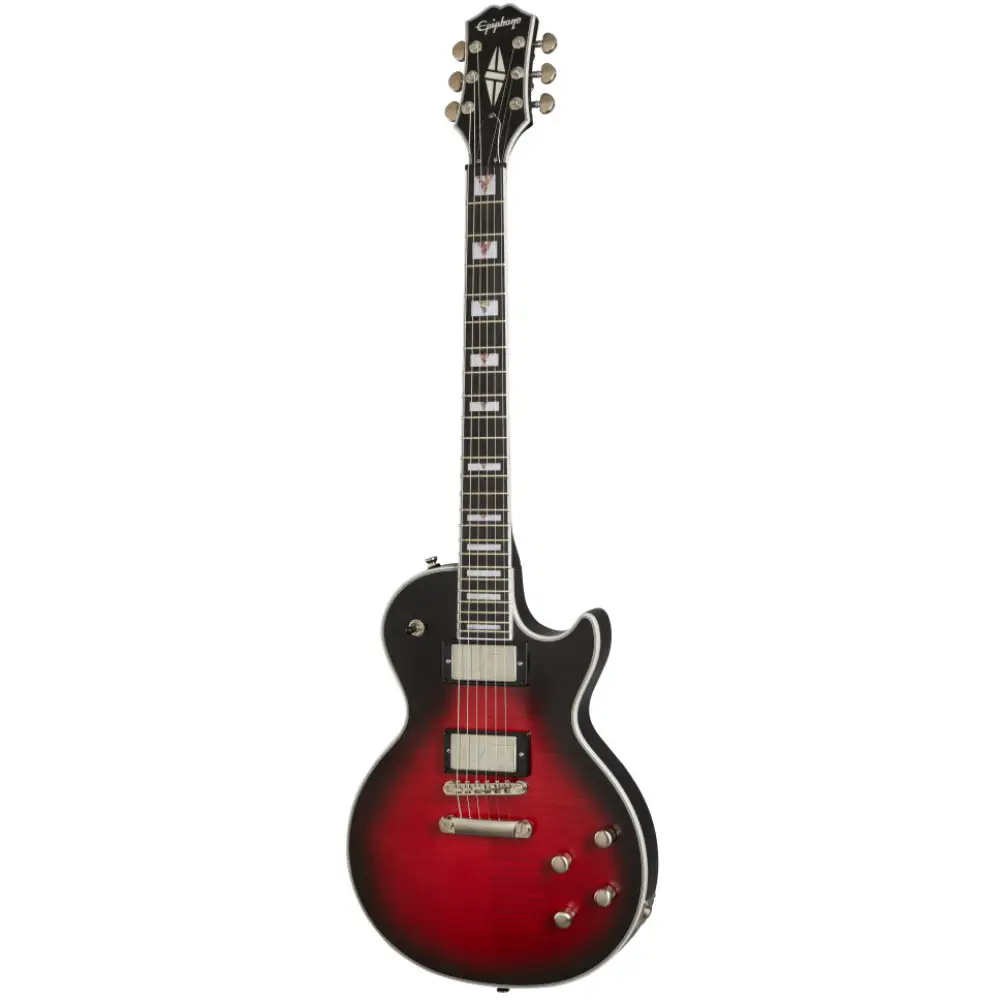 Epiphone Les Paul Prophecy Elektro Gitar (Red Tiger Aged Gloss) - 1