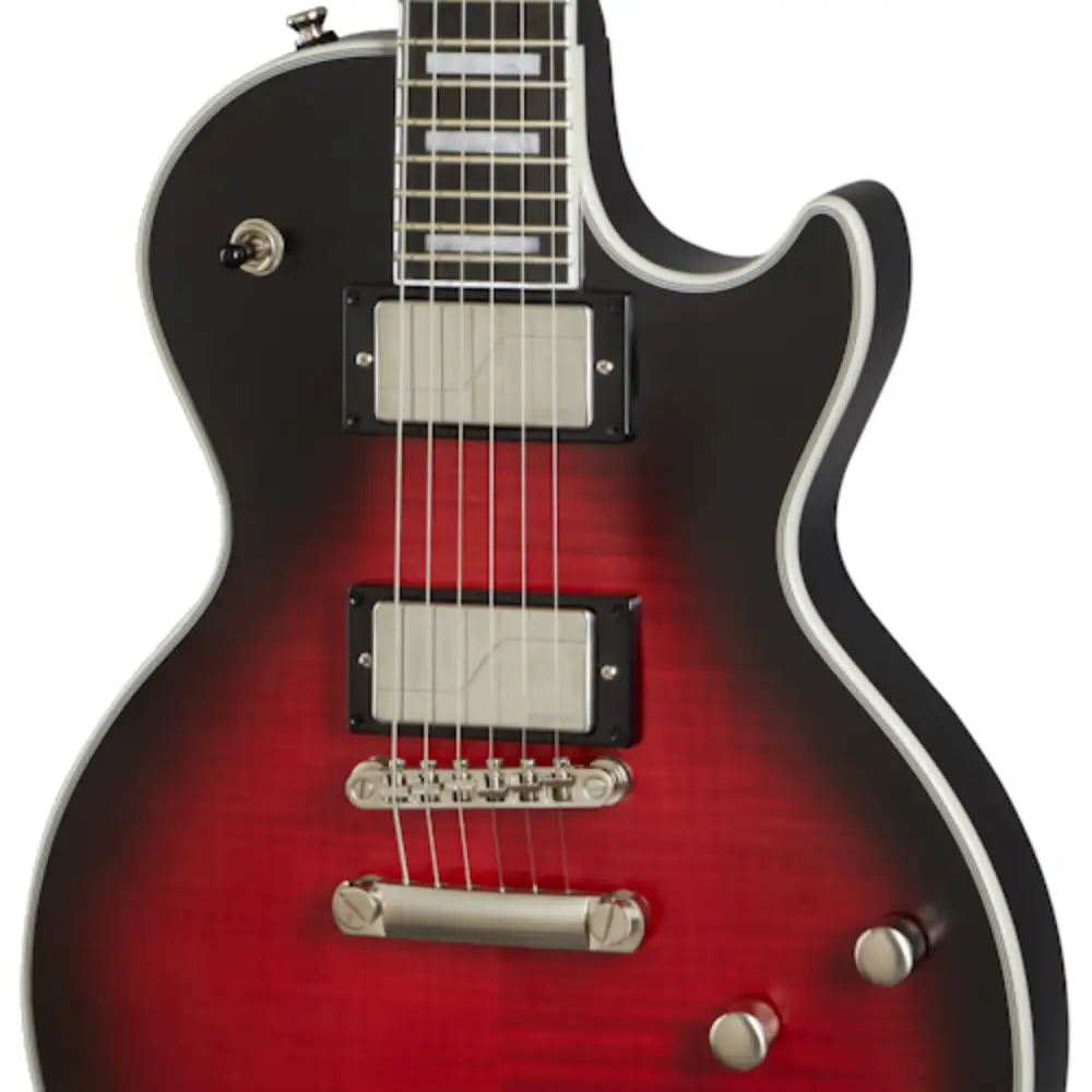 Epiphone Les Paul Prophecy Elektro Gitar (Red Tiger Aged Gloss) - 4