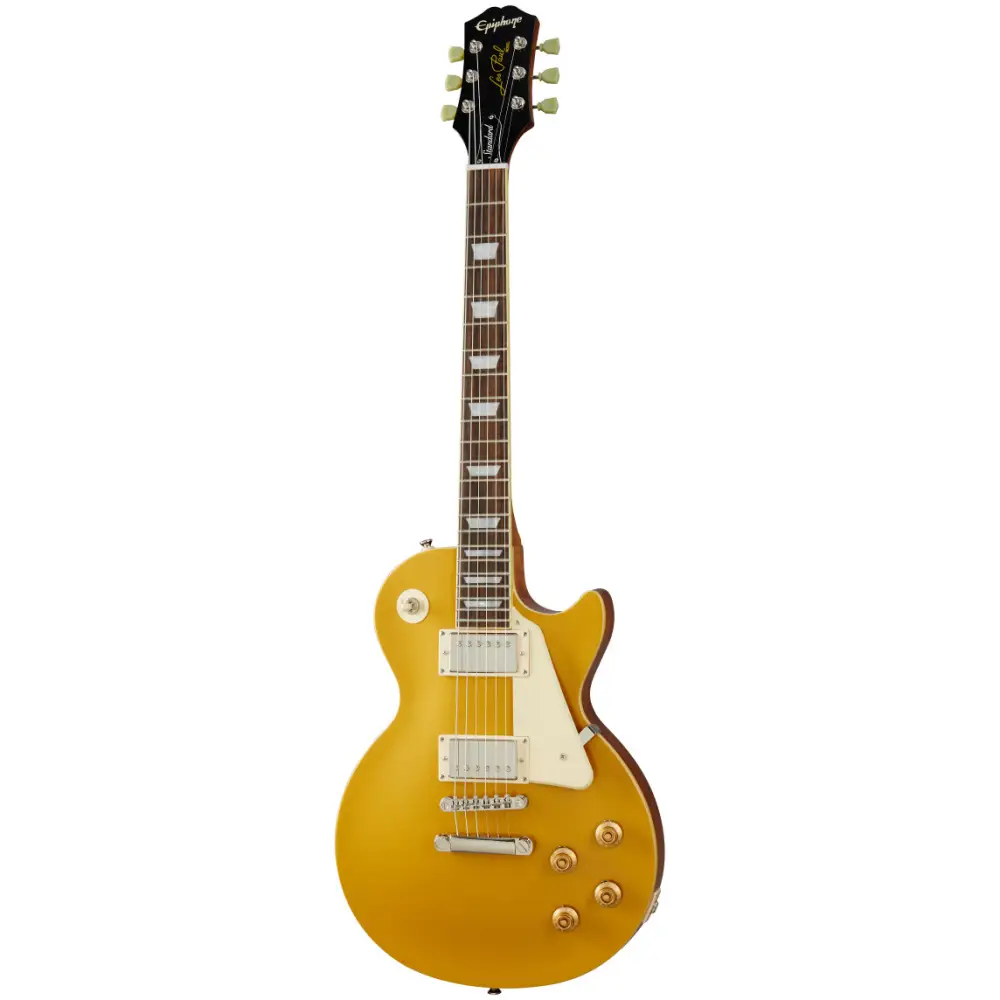 Epiphone Les Paul Standard 50s Elektro Gitar (Metallic Gold) - 1