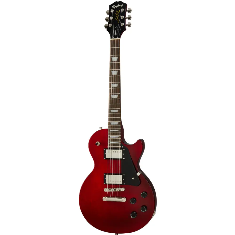 Epiphone Les Paul Studio Electro Guitar (Wine Red) - 1