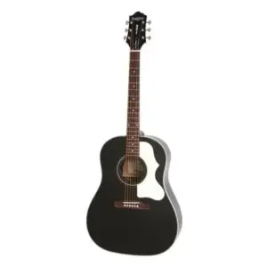 Epiphone Masterbilt AJ-45ME Elektro Akustik Gitar (Ebony) - 1