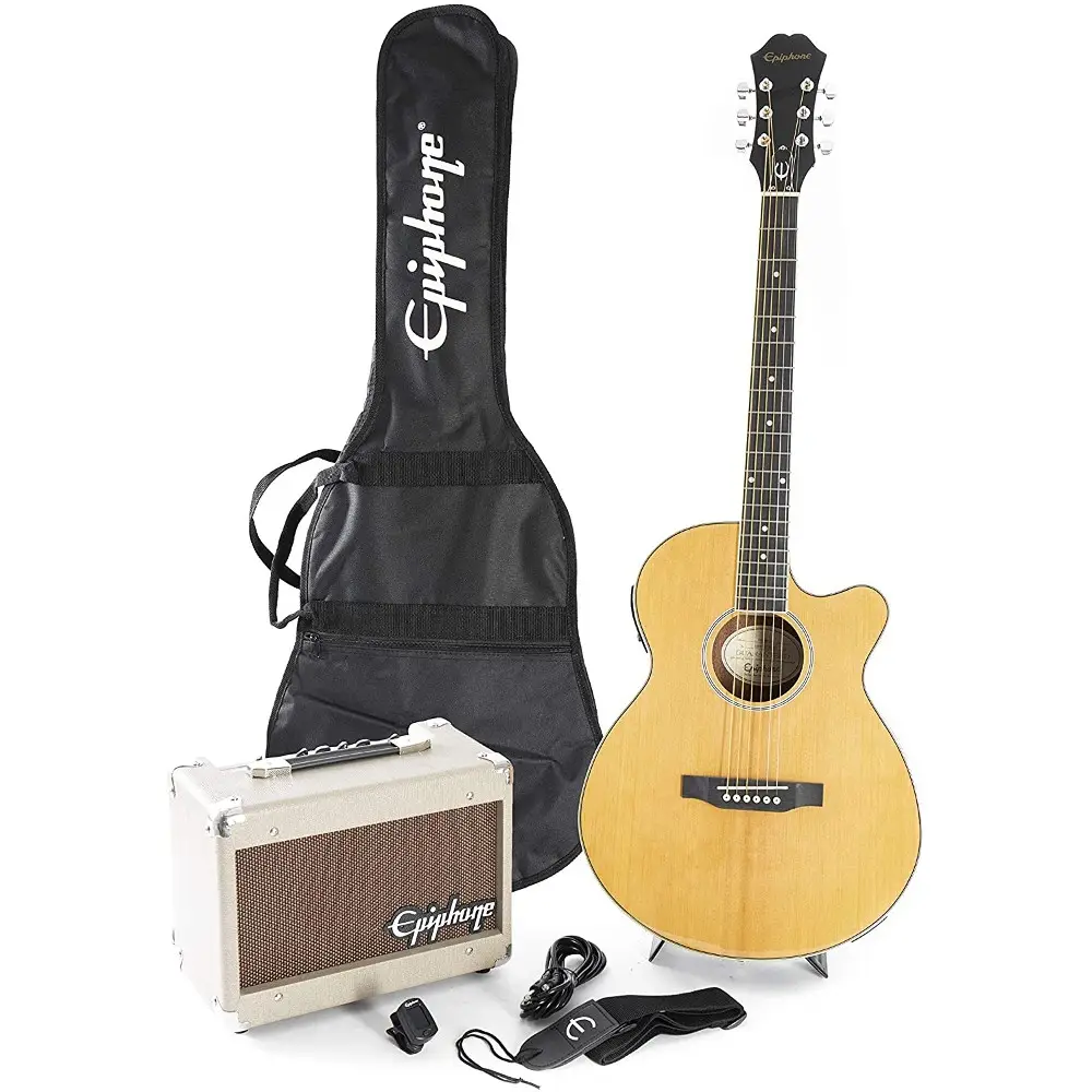 Epiphone PR-4E Elektro Akustik Gitar Seti - Epiphone