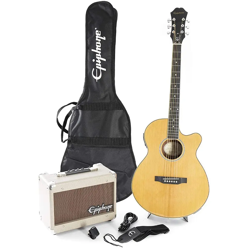 Epiphone PR-4E Elektro Akustik Gitar Seti - 1