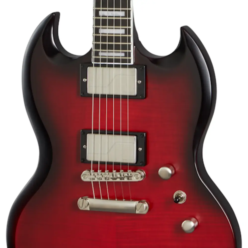 Epiphone Prophecy SG Electro Guitar (Red Tiger Aged Gloss) - 4