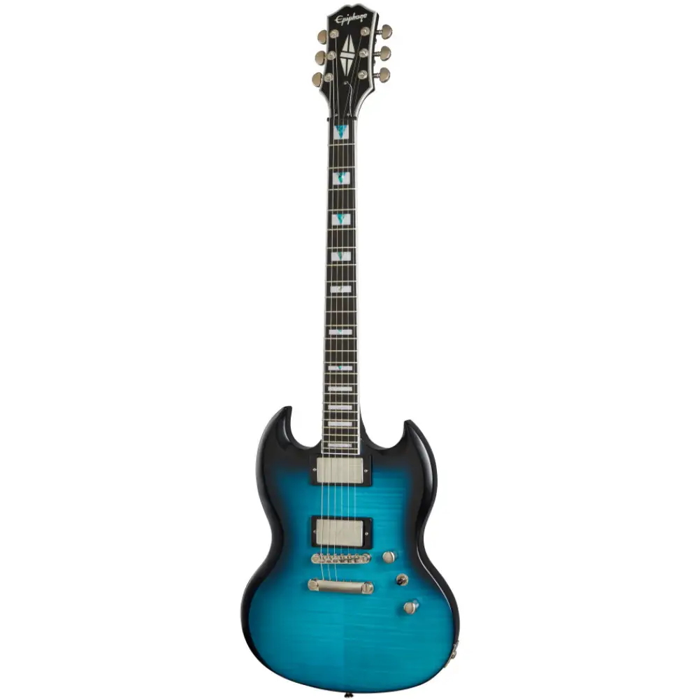 Epiphone Prophecy SG Elektro Gitar (Blue Tiger Aged Gloss) - 1