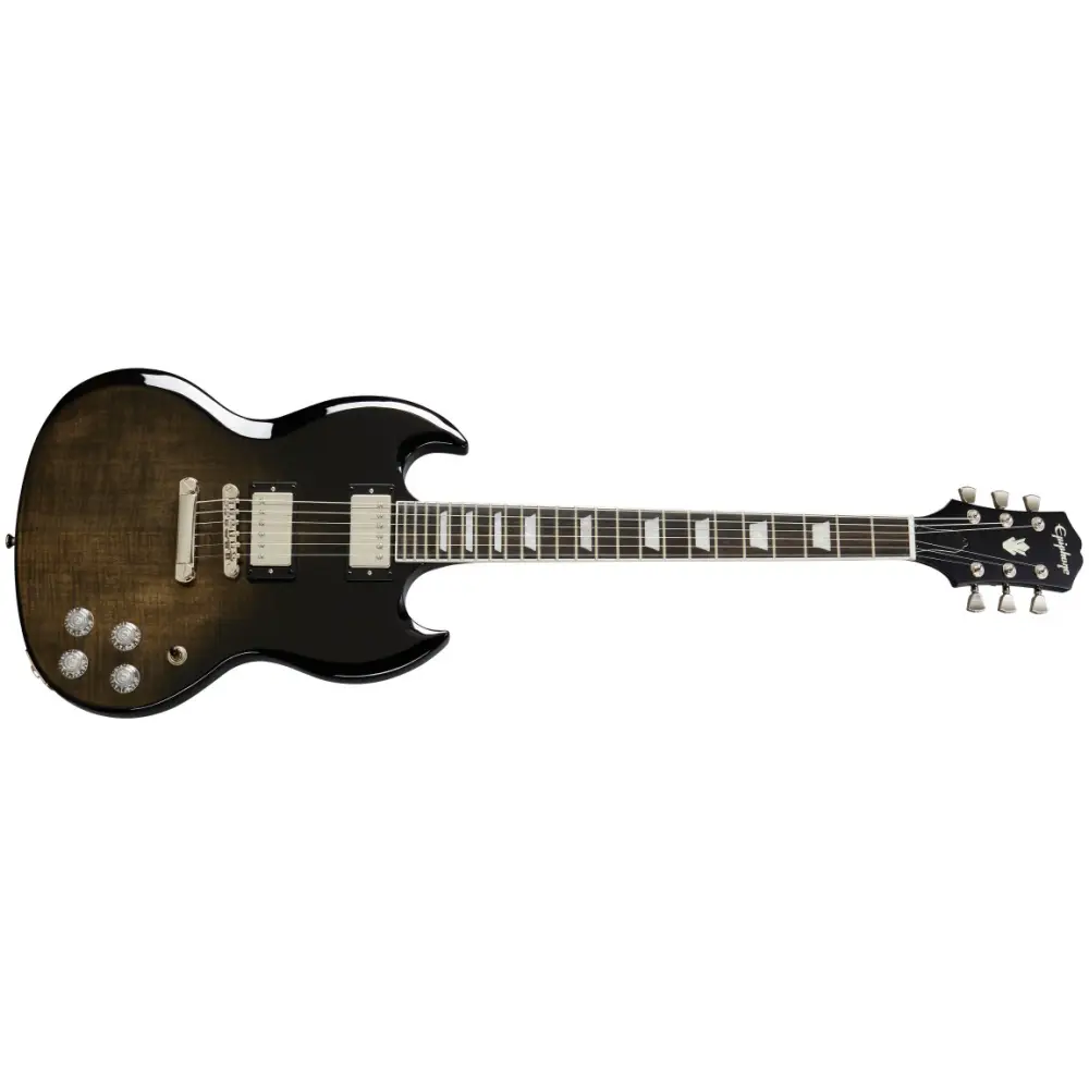 Epiphone SG Modern Figured Electro Guitar (Trans Black Fade) - 8