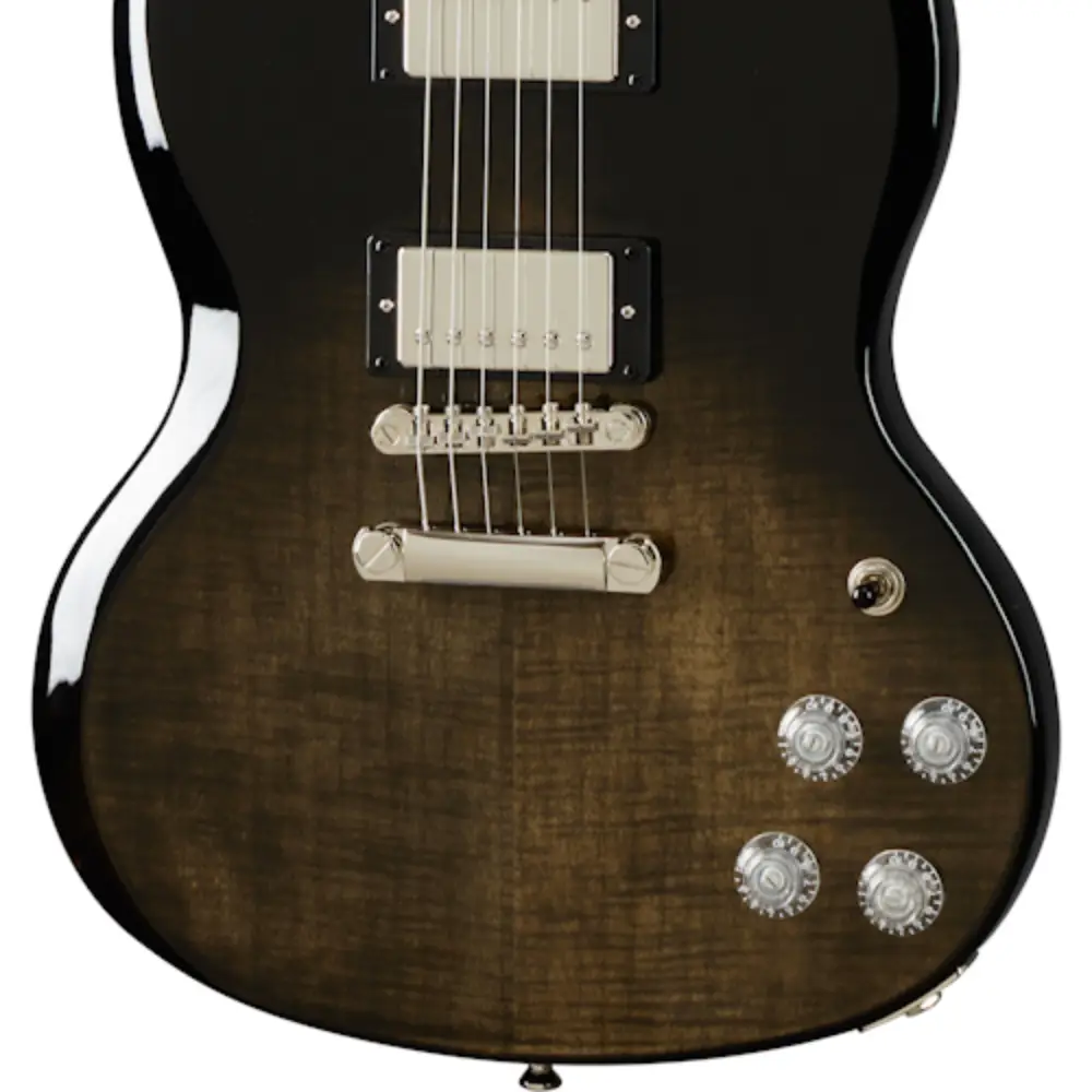 Epiphone SG Modern Figured Electro Guitar (Trans Black Fade) - 4