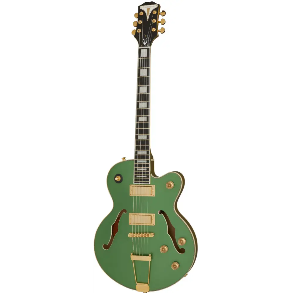 Epiphone UpTown Kat ES Elektro Gitar (Emerald Green Metallic) - 1