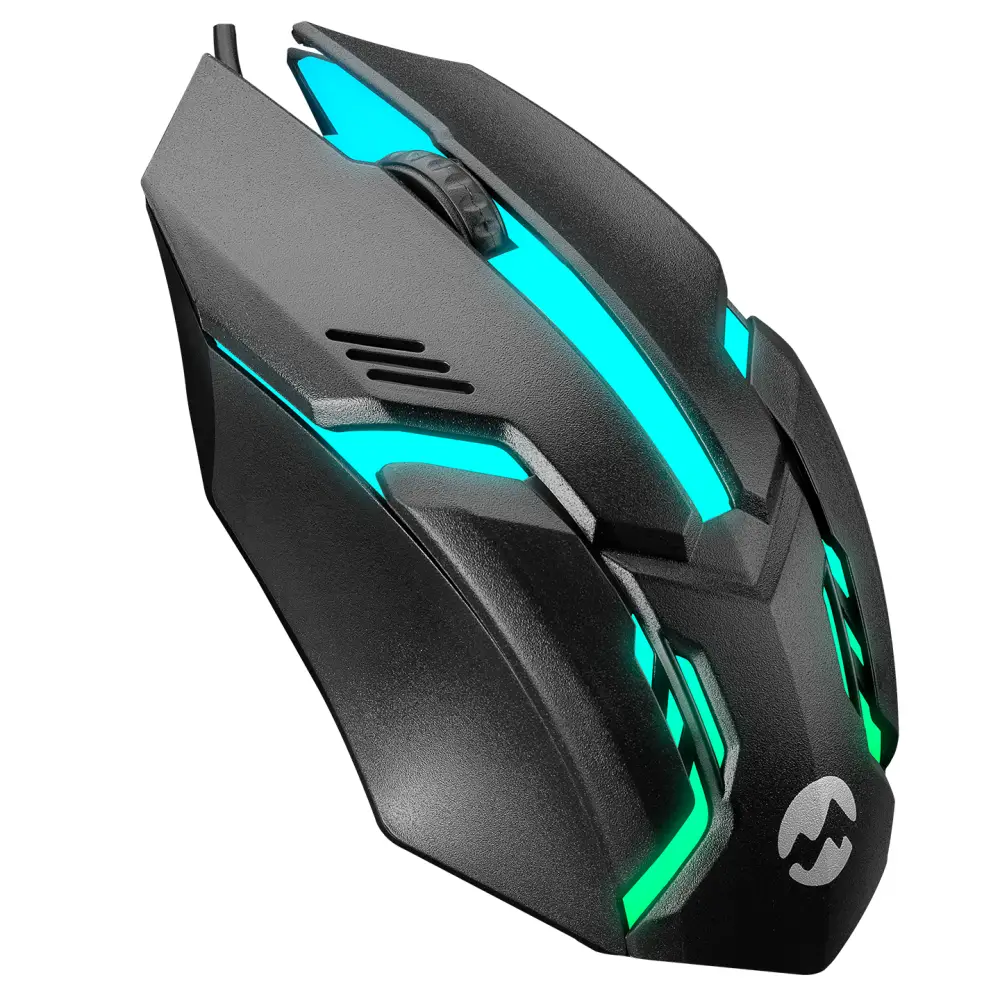 Everest KM-G77 X-VAYNE Siyah USB Gökkuşağı Zemin Aydınlatmalı Gaming Oyuncu Klavye + Mouse Set - 2