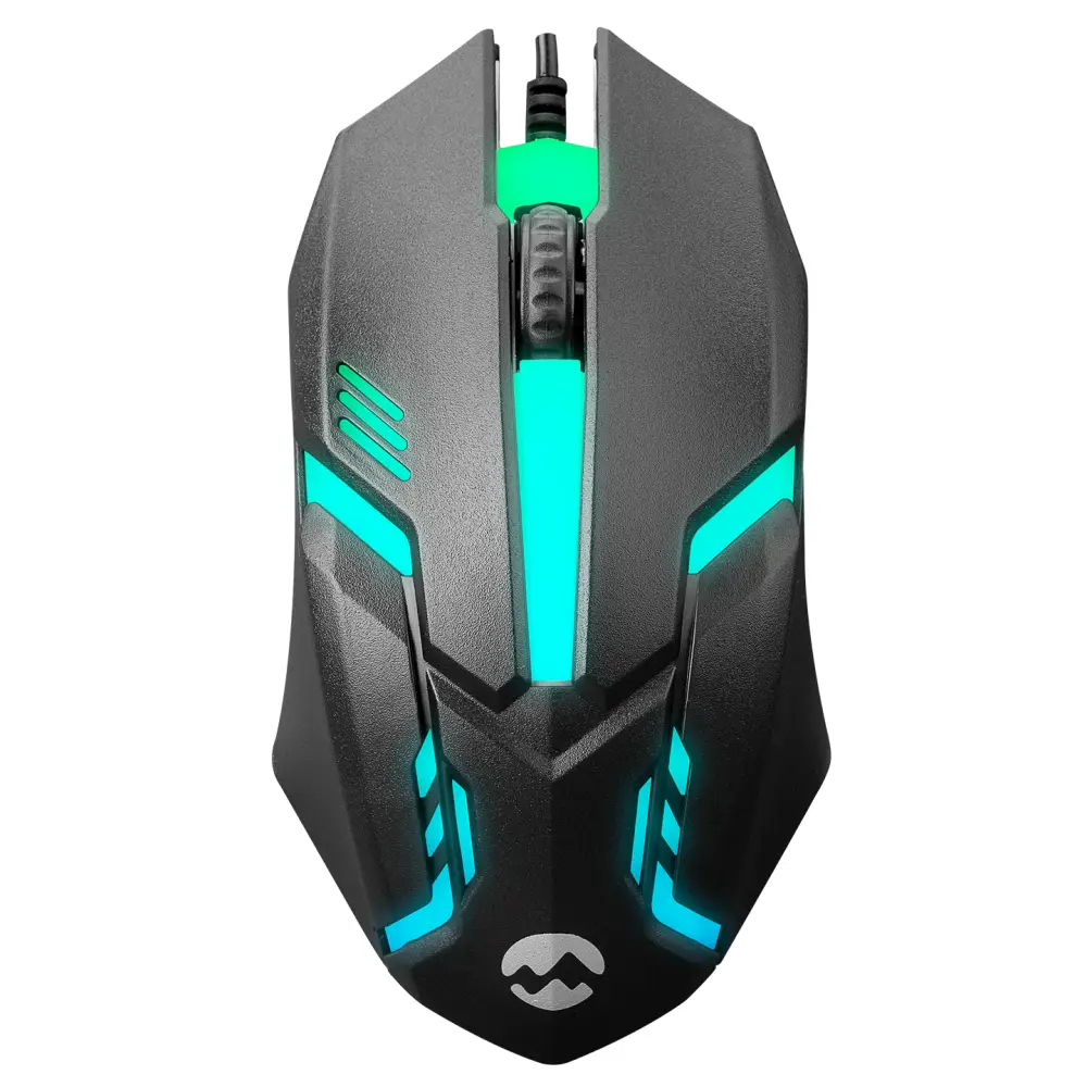 Everest KM-G77 X-VAYNE Siyah USB Gökkuşağı Zemin Aydınlatmalı Gaming Oyuncu Klavye + Mouse Set - 4