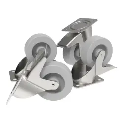 FBT KBW-1004S Frenli Tekerlek Kiti (4'lü Braketli Set)