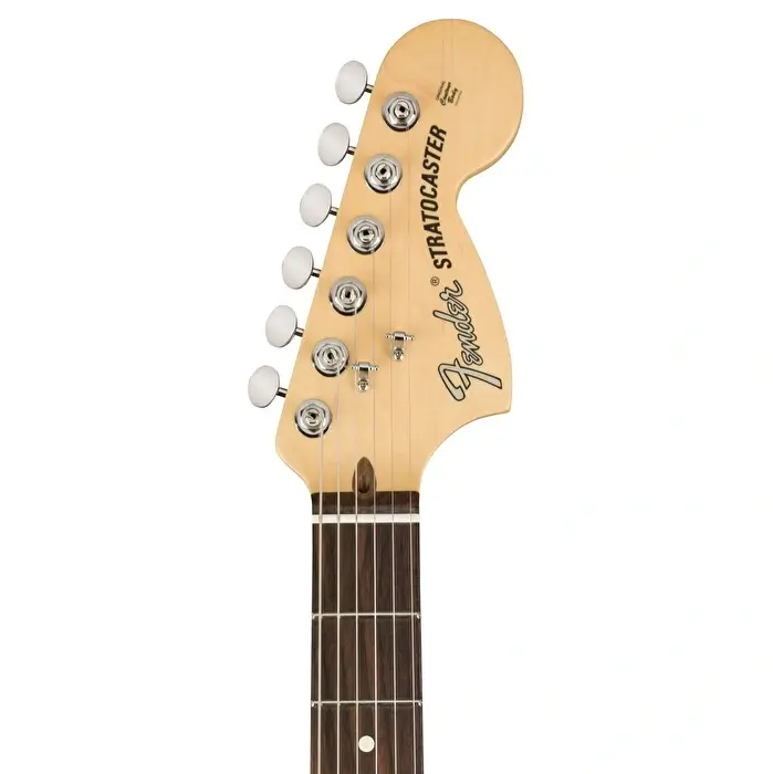 Fender American Performer Stratocaster Gülağacı Klavye Arctic White Elektro Gitar - 4