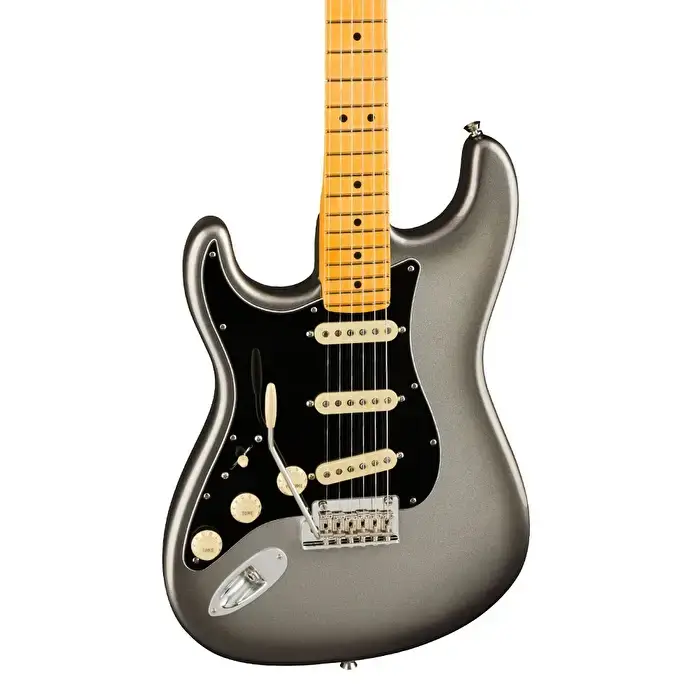 Fender American Professional II Stratocaster Mercury Solak Elektro Gitar - 3