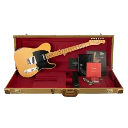 Fender Custom Shop 1952 Telecaster Relic Aged Nocaster Blonde Elektro Gitar - 6