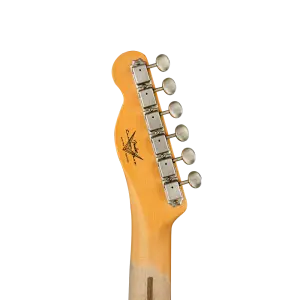 Fender Custom Shop 1952 Telecaster Relic Aged Nocaster Blonde Elektro Gitar - 4