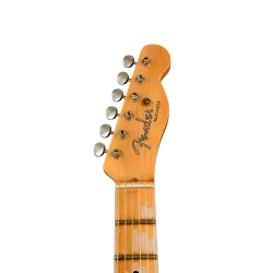 Fender Custom Shop 1952 Telecaster Relic Aged Nocaster Blonde Elektro Gitar - 5