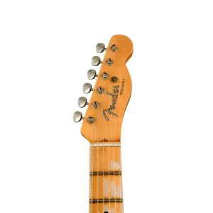 Fender Custom Shop 1952 Telecaster Relic Aged Nocaster Blonde Elektro Gitar - 5