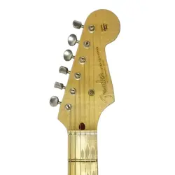 Fender Custom Shop 1955 Stratocaster Relic Maple Fingerboard, Aged Lake Placid Blue Elektro Gitar - 4