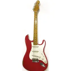 Fender Custom Shop 1957 Stratocaster Relic Fiesta Red Elektro Gitar - 1