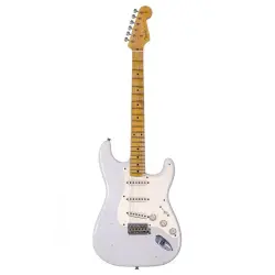 Fender Custom Shop 1957 Stratocaster Relic White Blonde Elektro Gitar - 1