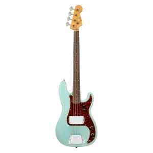 Fender Custom Shop 1963 Precision Bass Journeyman Relic Aged Daphne Blue Bas Gitar - 1