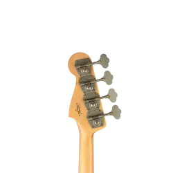 Fender Custom Shop 1968 Jazz Bass Journeyman Relic Aged Black Bas Gitar - 4