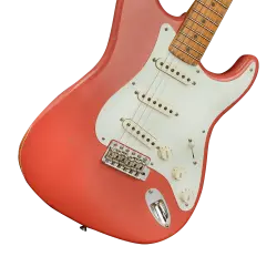 Fender Custom Shop 2020 1956 Stratocaster Akçağaç Klavye Relic/CC Elektro Gitar - 3