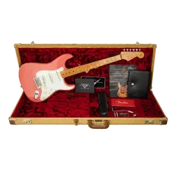 Fender Custom Shop 2020 1956 Stratocaster Akçağaç Klavye Relic/CC Elektro Gitar - 6