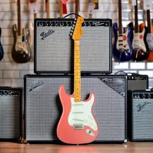Fender Custom Shop 2020 1956 Stratocaster Akçağaç Klavye Relic/CC Elektro Gitar - 7