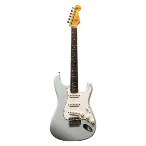 Fender Custom Shop 2020 1964 Stratocaster Gülağacı Klavye Journeyman Relic Super Faded Aged Sonic Blue Elektro Gitar - 1