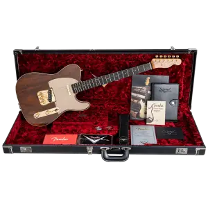Fender Custom Shop Artisan Telecaster Claro Walnut, Blackwood Klavye Elektro Gitar - 6