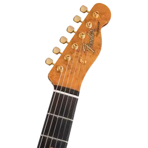 Fender Custom Shop Artisan Telecaster Claro Walnut, Blackwood Klavye Elektro Gitar - 4