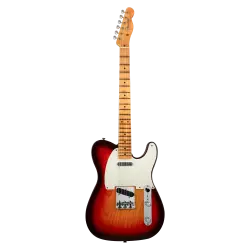 Fender Custom Shop B2 1958 Telecaster Journeyman Relic Wide Fade 3 Ton Sunburst Elektro Gitar - 1