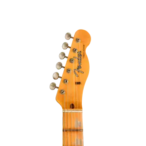 Fender Custom Shop B2 1958 Telecaster Journeyman Relic Wide Fade 3 Ton Sunburst Elektro Gitar - 5