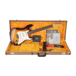 Fender Custom Shop CPE21 Limited Edition 59 Stratocaster Relic Gülağacı Klavye Super Faded Elektro Gitar Elektro Gitar - 6