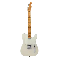 Fender Custom Shop Limited 1955 Telecaster Journeyman Relic Aged White Blonde Elektro Gitar - 1