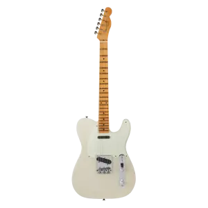 Fender Custom Shop Limited 1955 Telecaster Journeyman Relic Aged White Blonde Elektro Gitar - 1