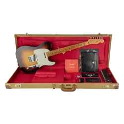 Fender Custom Shop Limited 1955 Telecaster Journeyman Relic Aged White Blonde Elektro Gitar - 6