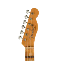 Fender Custom Shop Limited 1955 Telecaster Journeyman Relic Wide Fade 2 Ton Sunburst Elektro Gitar - 5