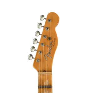 Fender Custom Shop Limited 1955 Telecaster Journeyman Relic Wide Fade 2 Ton Sunburst Elektro Gitar - 5