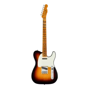 Fender Custom Shop Limited 1955 Telecaster Journeyman Relic Wide Fade 2 Ton Sunburst Elektro Gitar - 1