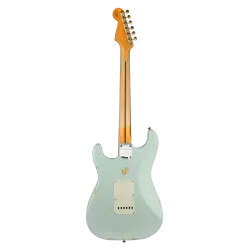 Fender Custom Shop Limited Edition 1956 Stratocaster Relic Akçaağaç Klavye Faded Sonic Blue Elektro Gitar - 2