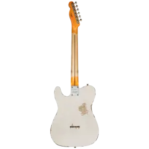 Fender Custom Shop Limited Edition 51 HS Telecaster Heavy Relic Akçaağaç Klavye Aged White Blonde Elektro Gitar - 2
