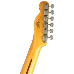 Fender Custom Shop Limited Edition Loaded Nocaster Thinline Akçaağaç Klavye Relic Wide Fade 2-Tone Sunburst Elektro Gitar - 4