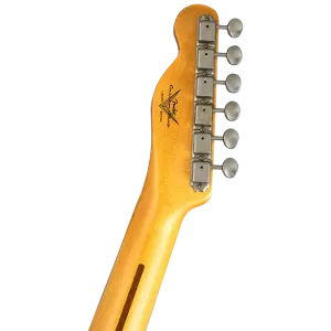 Fender Custom Shop Limited Edition Loaded Nocaster Thinline Akçaağaç Klavye Relic Wide Fade 2-Tone Sunburst Elektro Gitar - 4