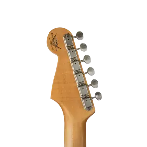 Fender Custom Shop Limited Postmodern Stratocaster Gülağacı Klavye Journeyman Relic Aged Olympic White Elektro Gitar - 4